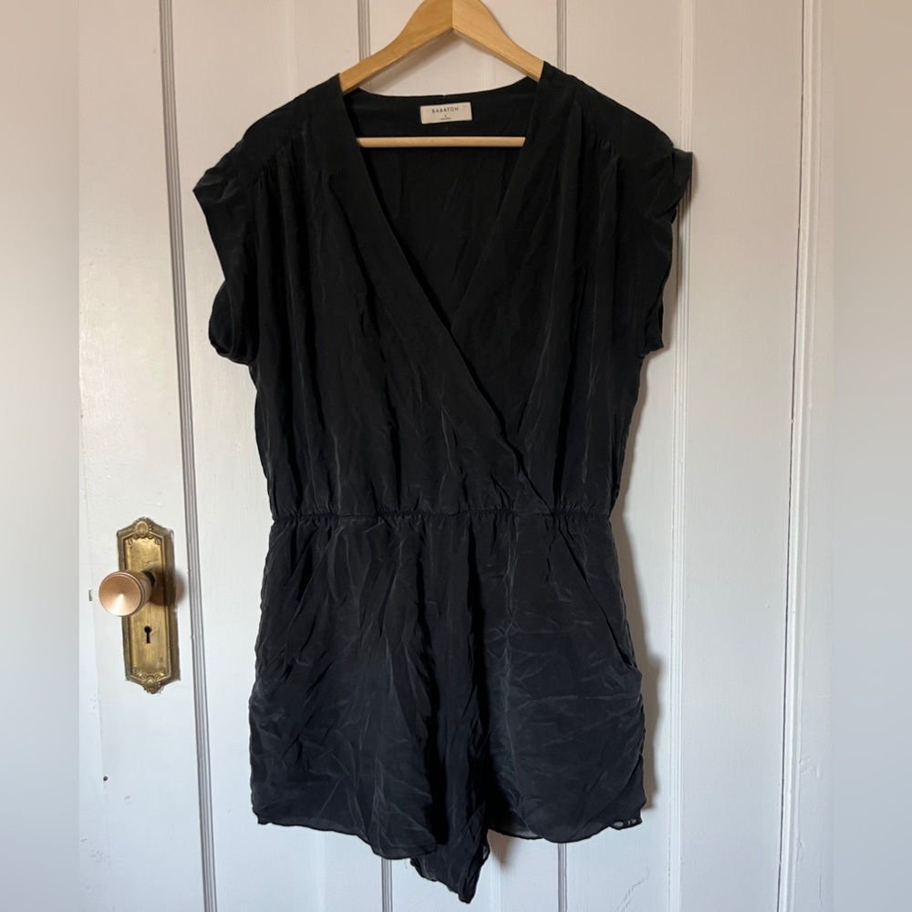 Gorgeous 100% silk Babaton romper
